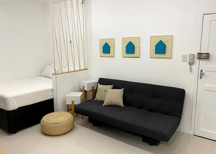 Studio moderno na avenida da praia - Boqueirão