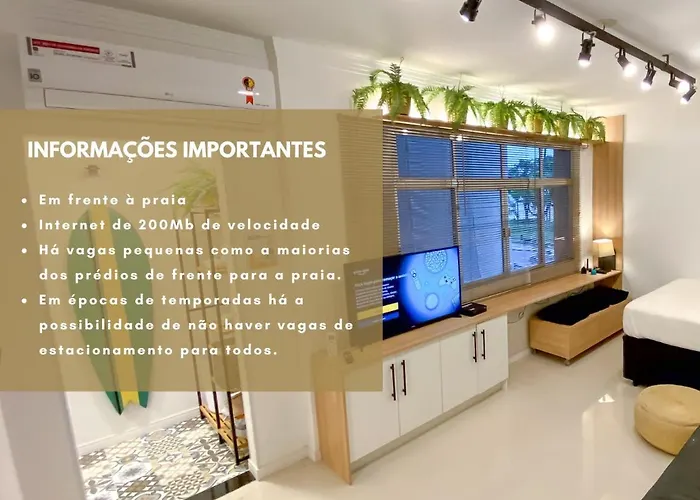 Studio moderno na avenida da praia - Boqueirão