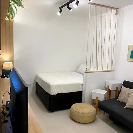 Studio moderno na avenida da praia - Boqueirão Santos  Exterior foto